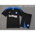 24/25 Inter Milan Training Black Jersey Kit short Sleeve (Shirt + Short)-7329386