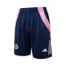 24/25 Real Madrid Training Navy Blue Jersey Kit short Sleeve (Shirt + Short)-6220506