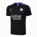 24/25 Paris Saint-Germain PSG Training Black Jersey Kit short Sleeve (Shirt + Short)-4879881
