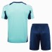 24/25 Arsenal Training Blue Jersey Kit short Sleeve (Shirt + Short)-7777929