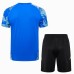 24/25 Real Madrid Training Blue Jersey Kit short Sleeve (Shirt + Short)-4836607