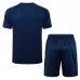 24/25 Arsenal Training Navy Blue Jersey Kit short Sleeve (Shirt + Short)-5829184