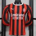 24/25 AC Milan Home Red Black Jersey Kit Long Sleeve (Long Sleeve + Short) (Player Version)-1436025