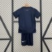 24/25 Kids Paris Saint-Germain PSG Home Kids Navy Blue Red Jersey Kit short sleeve (Shirt + Short +Socks)-252468