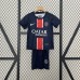 24/25 Kids Paris Saint-Germain PSG Home Kids Navy Blue Red Jersey Kit short sleeve (Shirt + Short +Socks)-252468