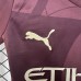 24/25 Kids Manchester City Third Away Wine Red Kids Jersey Kit short sleeve (Shirt + Short)-6816012