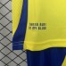 24/25 Kids Al-Nassr FC Riyadh Victory Home Yellow Blue Kids Jersey Kit short sleeve (Shirt + Short)-217334