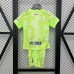 24/25 Kids Barcelona Third Away Green Kids Jersey Kit short sleeve (Shirt + Short)-6688531