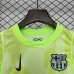 24/25 Kids Barcelona Third Away Green Kids Jersey Kit short sleeve (Shirt + Short)-6688531