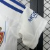 24/25 Kids Zaragoza Home White Blue Kids Jersey Kit short sleeve (Shirt + Short)-1838582