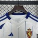 24/25 Kids Zaragoza Home White Blue Kids Jersey Kit short sleeve (Shirt + Short)-1838582
