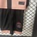 24/25 Kids Paris Saint-Germain PSG Third Away Khaki Black Kids Jersey Kit short sleeve (Shirt + Short)-6442925