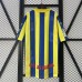 Retro 97/98 Hummel Las Palmas Away Yellow Blue Jersey Kit Short Sleeve-5489305