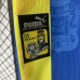 Retro 97/98 Hummel Las Palmas Away Yellow Blue Jersey Kit Short Sleeve-5489305