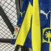 Retro 97/98 Hummel Las Palmas Away Yellow Blue Jersey Kit Short Sleeve-5489305