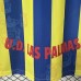 Retro 97/98 Hummel Las Palmas Away Yellow Blue Jersey Kit Short Sleeve-5489305