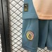 24/25 Kids Manchester City Fourth Away Khkai Blue Kids Jersey Kit short sleeve (Shirt + Short)-1113561