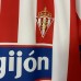 Retro 01/02 Gijon Home Red White Jersey Kit Short Sleeve-459964