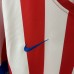 Retro 12/13 Atletico Madrid Home White Red Jersey Kit Short Sleeve-104403