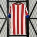 Retro 12/13 Atletico Madrid Home White Red Jersey Kit Short Sleeve-104403