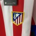 Retro 12/13 Atletico Madrid Home White Red Jersey Kit Short Sleeve-104403