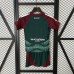 24/25 Kids Real Oviedo Third Away Green Red Kids Jersey Kit short sleeve (Shirt + Short)-4934526