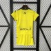24/25 Kids Villarreal Home Yellow Kids Jersey Kit short sleeve (Shirt + Short)-9694421
