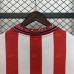 Retro 98/99 Atletico Madrid Home White Red Jersey Kit Short Sleeve-1343832