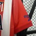 Retro 98/99 Atletico Madrid Home White Red Jersey Kit Short Sleeve-1343832