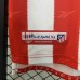 Retro 98/99 Atletico Madrid Home White Red Jersey Kit Short Sleeve-1343832