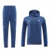 24/25 Inter Milan Navy Blue Hooded Edition Classic Jacket Training Suit (Top+Pant)-3301083