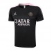 24/25 Paris Saint-Germain PSG Black Training Jersey Kit short Sleeve (Shirt + Short)-5446484