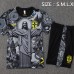 2024 Brazil Black Gray Training Jersey Kit short Sleeve (Shirt + Short)-4415556