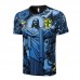 2024 Brazil Blue Training Jersey Kit short Sleeve (Shirt + Short)-4555190