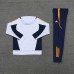 24/25 Real Madrid White Hooded Edition Classic Jacket Training Suit (Sweatshirt+Pant)-1845507