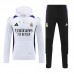 24/25 Real Madrid White Hooded Edition Classic Jacket Training Suit (Sweatshirt+Pant)-1181821