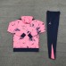 24/25 Paris Saint-Germain PSG Pink Hooded Edition Classic Jacket Training Suit (Sweatshirt+Pant)-7498482