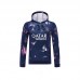 24/25 Paris Saint-Germain PSG Navy Blue Hooded Edition Classic Jacket Training Suit (Sweatshirt+Pant)-9561608