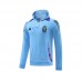 2024 Argentina Blue Hooded Edition Classic Jacket Training Suit (Sweatshirt+Pant)-2225829