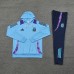 2024 Argentina Blue Hooded Edition Classic Jacket Training Suit (Sweatshirt+Pant)-2225829