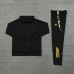 24/25 Real Madrid Black Hooded Edition Classic Jacket Training Suit (Sweatshirt+Pant)-6324441