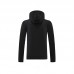 24/25 Real Madrid Black Hooded Edition Classic Jacket Training Suit (Sweatshirt+Pant)-6324441