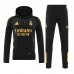 24/25 Real Madrid Black Hooded Edition Classic Jacket Training Suit (Sweatshirt+Pant)-6324441