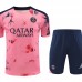 24/25 Paris Saint-Germain PSG Pink Training Jersey Kit short Sleeve (Shirt + Short)-9879248