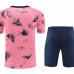 24/25 Paris Saint-Germain PSG Pink Training Jersey Kit short Sleeve (Shirt + Short)-9879248
