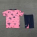 24/25 Paris Saint-Germain PSG Pink Training Jersey Kit short Sleeve (Shirt + Short)-9879248