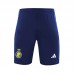 24/25 Al-Nassr FC Riyadh Victory Navy Blue Training Jersey Kit short Sleeve (Shirt + Short)-4659537