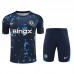 24/25 Chelsea Navy Blue Training Jersey Kit short Sleeve (Shirt + Short)-8862483