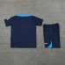 24/25 Chelsea Navy Blue Training Jersey Kit short Sleeve (Shirt + Short)-4539844