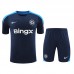 24/25 Chelsea Navy Blue Training Jersey Kit short Sleeve (Shirt + Short)-4539844